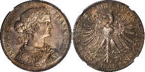 2 Thaler Stati federali della Germania Argento 