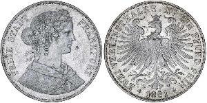 2 Thaler Stati federali della Germania Argento 