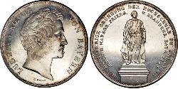 2 Thaler Reino de Baviera (1806 - 1918) Plata Luis I de Baviera(1786 – 1868)