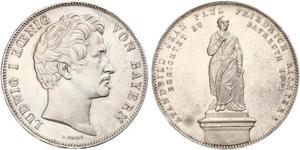 2 Thaler Reino de Baviera (1806 - 1918) Plata Luis I de Baviera(1786 – 1868)