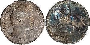 2 Thaler Reino de Baviera (1806 - 1918) Plata Luis I de Baviera(1786 – 1868)