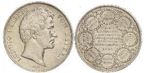 2 Thaler Reino de Baviera (1806 - 1918) Plata Luis I de Baviera(1786 – 1868)