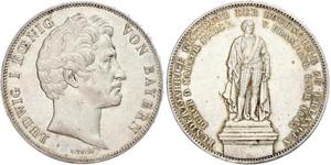 2 Thaler Reino de Baviera (1806 - 1918) Plata Luis I de Baviera(1786 – 1868)