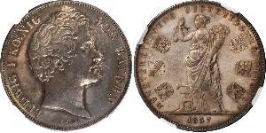 2 Thaler Reino de Baviera (1806 - 1918) Plata Luis I de Baviera(1786 – 1868)