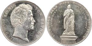 2 Thaler Reino de Baviera (1806 - 1918) Plata Luis I de Baviera(1786 – 1868)