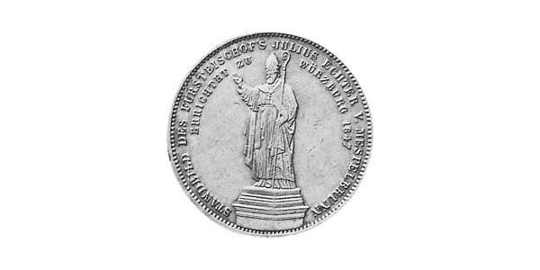 2 Thaler Reino de Baviera (1806 - 1918) Plata Luis I de Baviera(1786 – 1868)