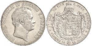 2 Thaler Reino de Prusia (1701-1918) Plata Federico Guillermo IV de Prusia (1795 - 1861)
