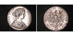 2 Thaler States of Germany Plata 