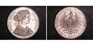 2 Thaler States of Germany Plata 
