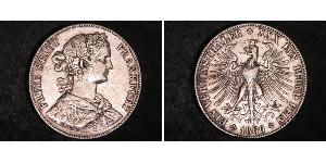 2 Thaler States of Germany Plata 