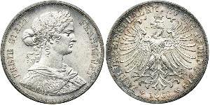 2 Thaler States of Germany Plata 