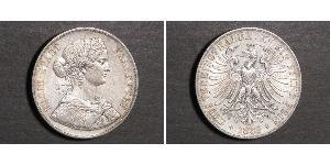 2 Thaler States of Germany Plata 