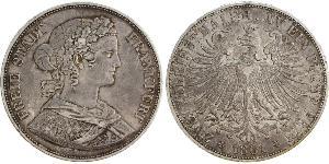 2 Thaler States of Germany Plata 