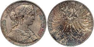 2 Thaler States of Germany Plata 