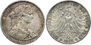 2 Thaler States of Germany Plata 