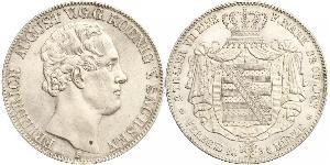 2 Thaler States of Germany Plata 