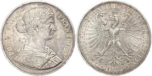 2 Thaler States of Germany Plata 