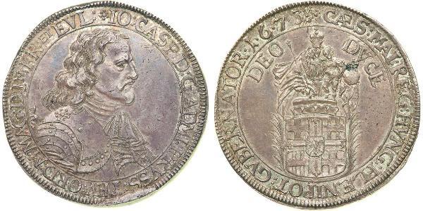 2 Thaler States of Germany Plata 