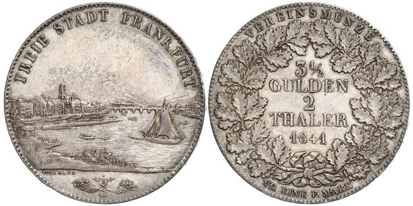 2 Thaler null Plata 