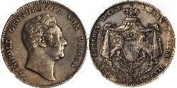 2 Thaler Grand Duchy of Baden (1806-1918) Silber Leopold (Baden)(1790 – 1852)