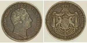 2 Thaler Grand Duchy of Baden (1806-1918) Silber Leopold (Baden)(1790 – 1852)