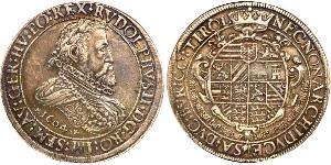 2 Thaler Habsburgermonarchie (1526-1804) Silber Rudolf II. (HRR) (1552 - 1612)