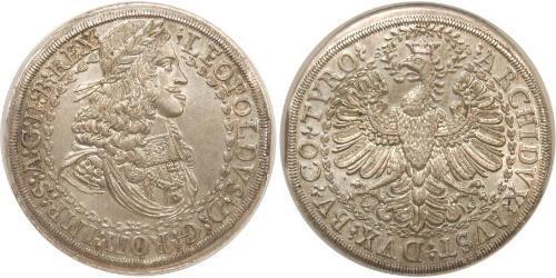 2 Thaler Heiliges Römisches Reich (962-1806) Silber Leopold I. (HRR)(1640-1705)