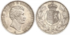 2 Thaler Herzogtum Braunschweig (1815 - 1918) Silber Wilhelm (Braunschweig)