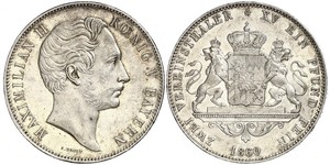 2 Thaler Kurfürstentum Bayern (1623 - 1806) Silber Maximilian II. Emanuel (Bayern)