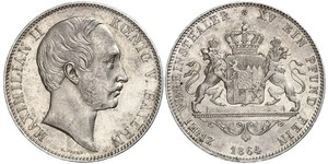 2 Thaler Kurfürstentum Bayern (1623 - 1806) Silber Maximilian II. Emanuel (Bayern)