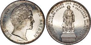 2 Thaler Königreich Bayern (1806 - 1918) Silber Ludwig I. (Bayern)(1786 – 1868)