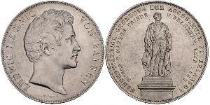 2 Thaler Königreich Bayern (1806 - 1918) Silber Ludwig I. (Bayern)(1786 – 1868)