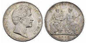 2 Thaler Königreich Bayern (1806 - 1918) Silber Ludwig I. (Bayern)(1786 – 1868)