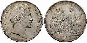 2 Thaler Königreich Bayern (1806 - 1918) Silber Ludwig I. (Bayern)(1786 – 1868)