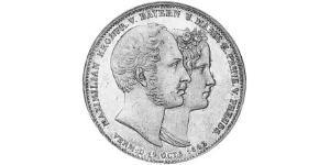 2 Thaler Königreich Bayern (1806 - 1918) Silber Ludwig I. (Bayern)(1786 – 1868)