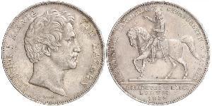 2 Thaler Königreich Bayern (1806 - 1918) Silber Ludwig I. (Bayern)(1786 – 1868)