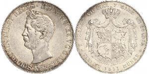 2 Thaler Reuß älterer Linie (1778 - 1918) Silber Heinrich XX. (Reuß-Greiz)