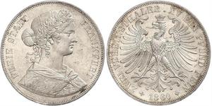 2 Thaler States of Germany Silber 