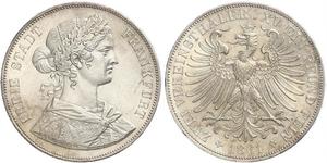 2 Thaler States of Germany Silber 