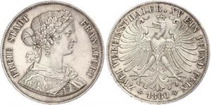 2 Thaler States of Germany Silber 