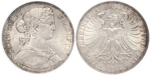 2 Thaler States of Germany Silber 