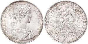 2 Thaler States of Germany Silber 