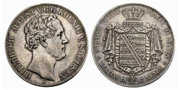 2 Thaler States of Germany Silber 