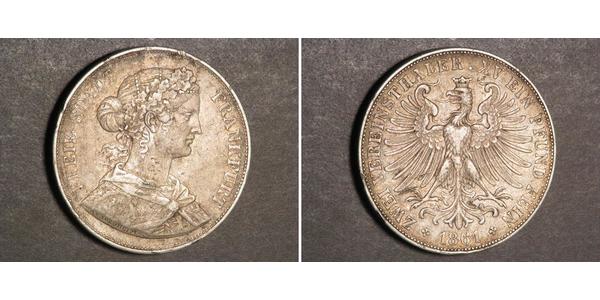2 Thaler States of Germany Silber 
