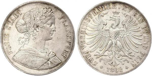 2 Thaler States of Germany Silber 
