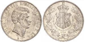 2 Thaler Duchy of Brunswick (1815 - 1918) Silver William, Duke of Brunswick