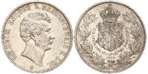 2 Thaler Duchy of Brunswick (1815 - 1918) Silver William, Duke of Brunswick