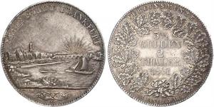 2 Thaler Free City of Frankfurt Silver 