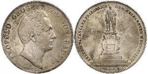 2 Thaler Grand Duchy of Baden (1806-1918) Silver Leopold, Grand Duke of Baden (1790 – 1852)