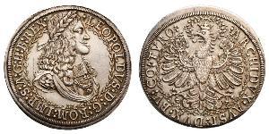 2 Thaler Holy Roman Empire (962-1806) Silver Leopold I, Holy Roman Emperor (1640-1705)